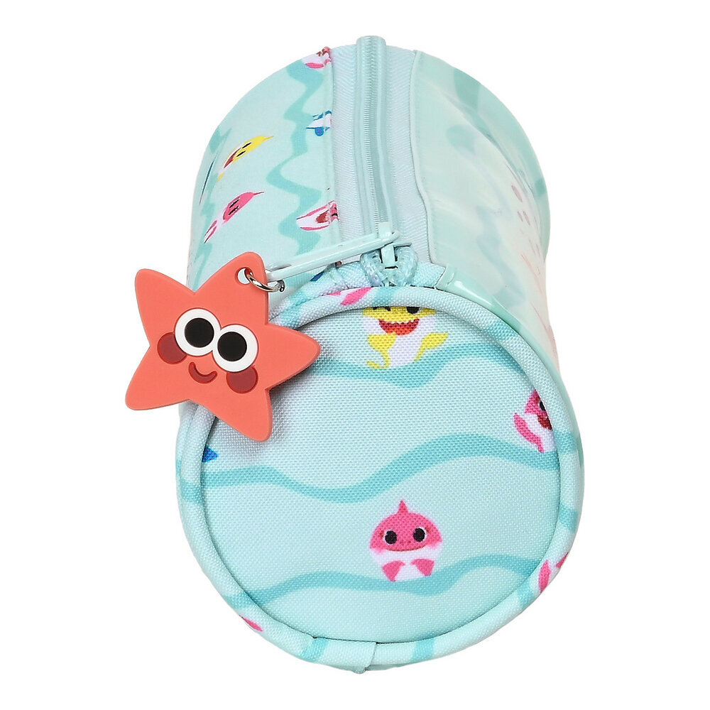 Sylinterimäinen Penaali Baby Shark Beach Day vaaleansininen (20 x 7 x 7 cm) hinta ja tiedot | Penaalit | hobbyhall.fi