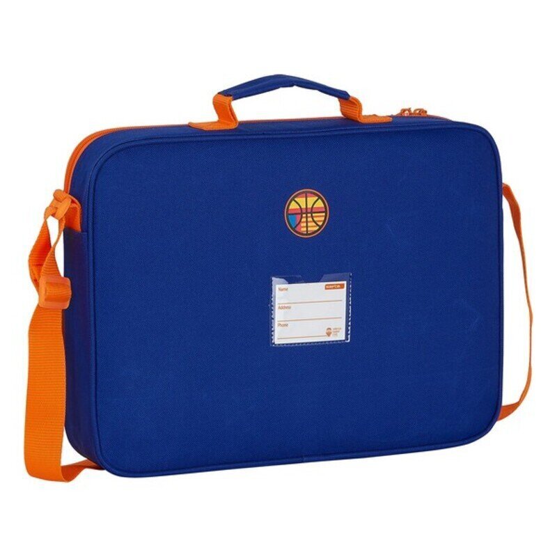 Tietokonelaukku Valencia Basket Blue Orange (38 x 28 x 6 cm) hinta ja tiedot | Koulureput ja -laukut | hobbyhall.fi