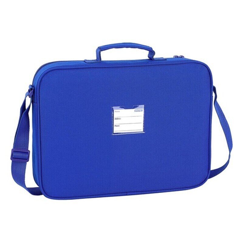 Tietokonelaukku Real Zaragoza Blue (38 x 28 x 6 cm) hinta ja tiedot | Koulureput ja -laukut | hobbyhall.fi