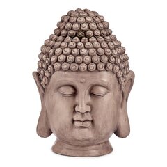 Puutarhakoriste Buddhan pää, harmaa (31,5 x 50,5 x 35 cm) hinta ja tiedot | Puutarhakoristeet | hobbyhall.fi