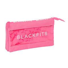 BlackFit8 Glow up Pink kynärasia kolmella vetoketjulla (22 x 12 x 3 cm) hinta ja tiedot | Blackfit8 Lapset | hobbyhall.fi