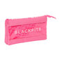 BlackFit8 Glow up Pink kynärasia kolmella vetoketjulla (22 x 12 x 3 cm) hinta ja tiedot | Toimistotarvikkeet | hobbyhall.fi