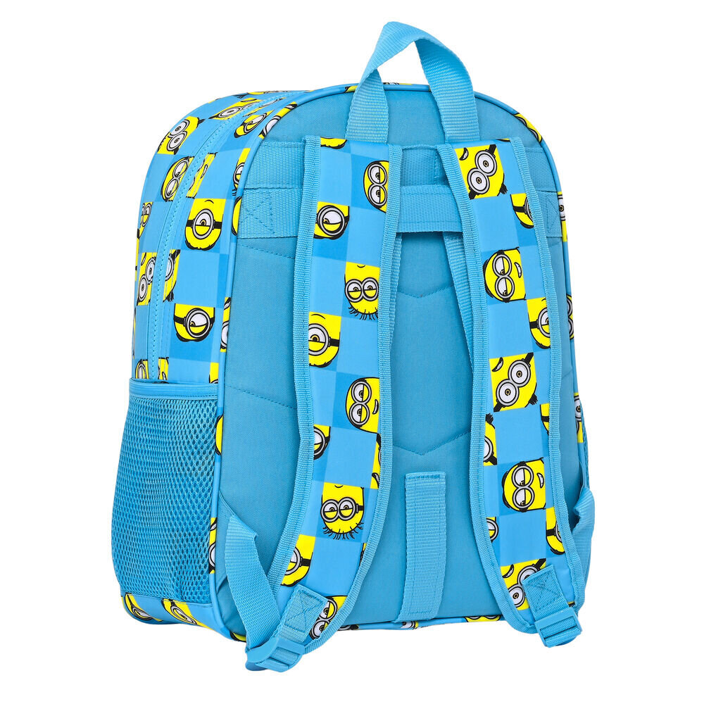 Koulureppu Minions Minionstatic Sininen (32 x 38 x 12 cm) hinta ja tiedot | Koulureput ja -laukut | hobbyhall.fi