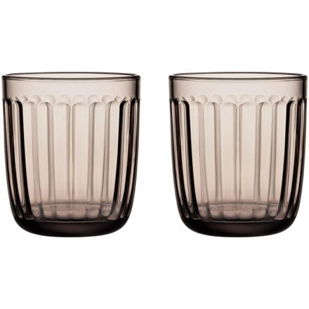 Iittala Raami juomalasi 26 cl 2 kpl pellava hinta ja tiedot | Lasit, mukit ja kannut | hobbyhall.fi