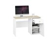 Työpöytä ML Meble Elmo 18, valkoinen/ruskea hinta ja tiedot | Tietokonepöydät ja työpöydät | hobbyhall.fi