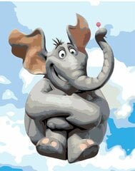 Maalaus numeroiden mukaan “Hauska norsu” 40X50 G hinta ja tiedot | Maalaa numeroiden mukaan | hobbyhall.fi