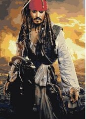 Maalaus numeroiden mukaan “Jack Sparrow” 40X60 G hinta ja tiedot | Maalaa numeroiden mukaan | hobbyhall.fi