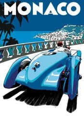 Maalaus numeroiden mukaan “Monaco” 30X40 G hinta ja tiedot | Maalaa numeroiden mukaan | hobbyhall.fi