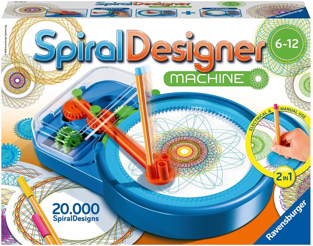 Spiral Designer Machine, Ravensburger Li R29713 hinta ja tiedot | Kehittävät lelut | hobbyhall.fi