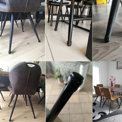 Suojakupit tuolien jaloille 12-16mm mustat hinta ja tiedot | Muut huonekalutarvikkeet | hobbyhall.fi