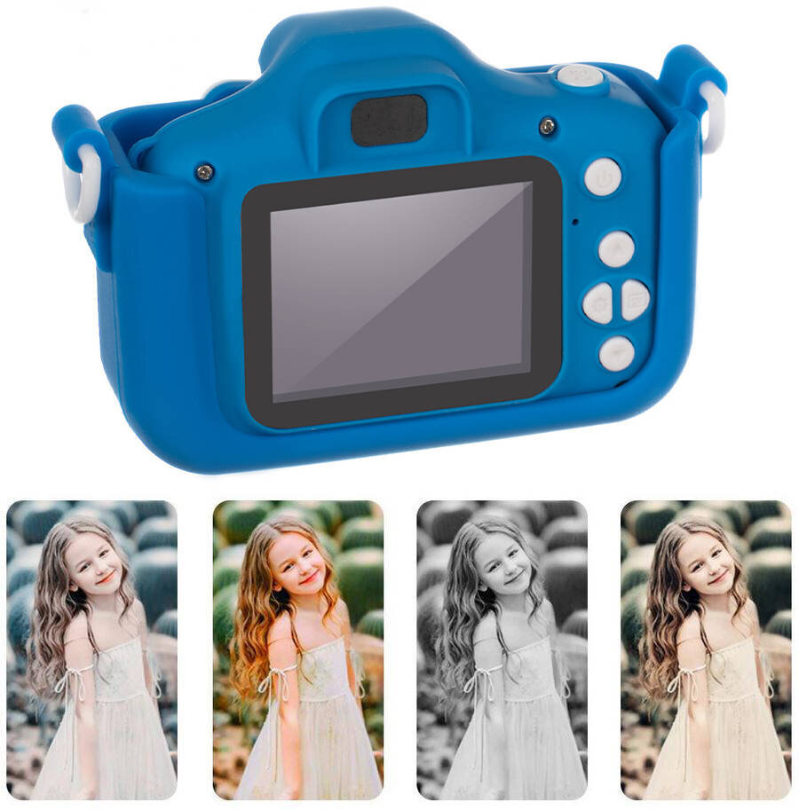 Lapsen sininen digitaalinen kamera hinta ja tiedot | Kamerat | hobbyhall.fi