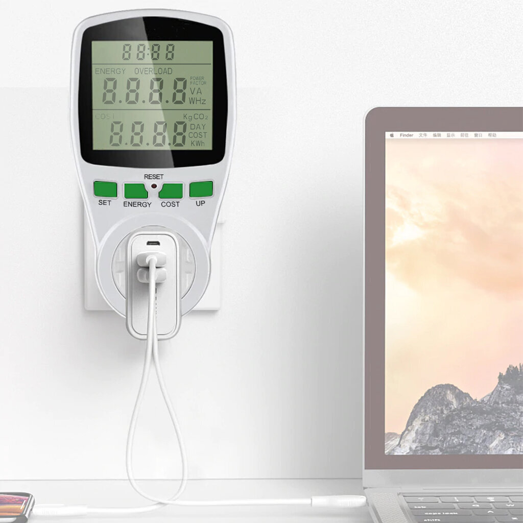 Energiankulutuksen mittari hinta ja tiedot | Ajastimet ja termostaatit | hobbyhall.fi