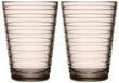 Iittala Iittala Aino Aalto juomalasit 33 cl pellava 2 kpl hinta ja tiedot | Lasit, mukit ja kannut | hobbyhall.fi