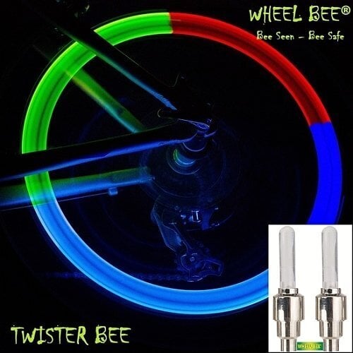 Polkupyörän valot Wheel Bee® LED Cycle Bee Twister, eri värit hinta ja tiedot | Polkupyörän valot ja heijastimet | hobbyhall.fi