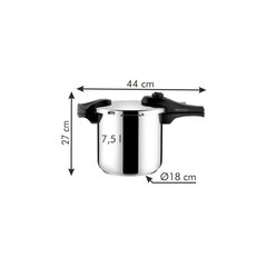 Tescoma Bio Exclusive + painekattila, 7,5 l hinta ja tiedot | Kattilat ja painekattilat | hobbyhall.fi