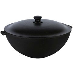 Valurautainen Wok-pannu / kattila alumiinikannella, 8 l Maysternya T405C2. hinta ja tiedot | Paistinpannut | hobbyhall.fi