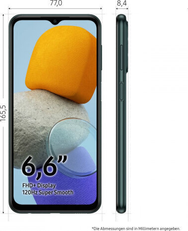 Samsung-älypuhelin Samsung M23 SM-M236 Vihreä 128 Gt Octa Core 4 Gt RAM 6,6" hinta ja tiedot | Matkapuhelimet | hobbyhall.fi