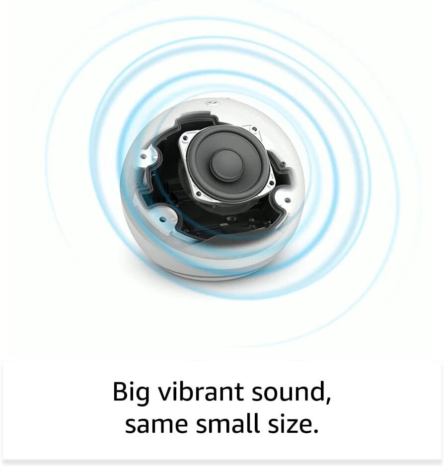Amazon Echo dot 5 kaiutin, valkoinen hinta ja tiedot | Kaiuttimet | hobbyhall.fi