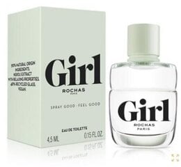 Hajuvesi Rochas Girl EDT naisille, 4,5 ml hinta ja tiedot | Rochas Hajuvedet ja tuoksut | hobbyhall.fi