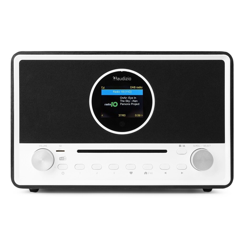 Audizio Lucca Internet-radio DAB+ ja CD-soittimella musta hinta ja tiedot | Kelloradiot ja herätyskellot | hobbyhall.fi