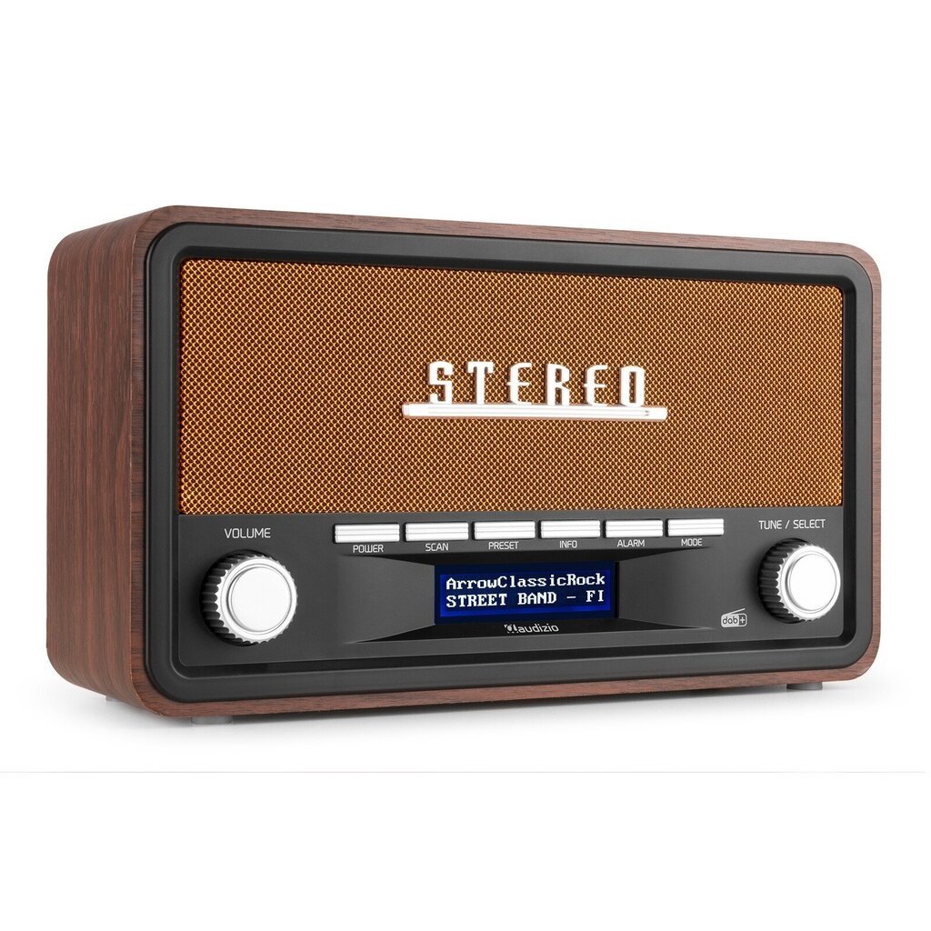 Audizio Foggia Retro DAB+ Radio hinta ja tiedot | Kelloradiot ja herätyskellot | hobbyhall.fi