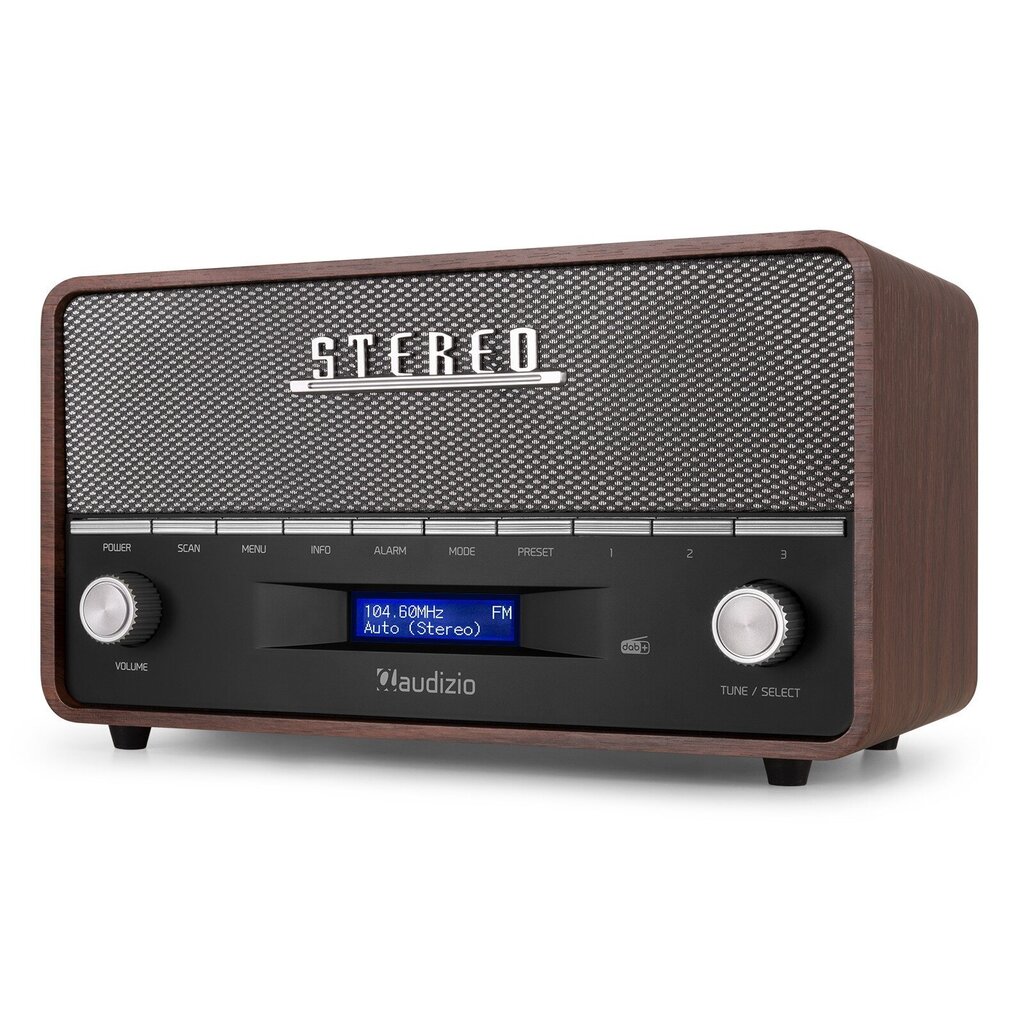 Audizio Corno Retro DAB+ Radio Harmaa hinta ja tiedot | Kelloradiot ja herätyskellot | hobbyhall.fi