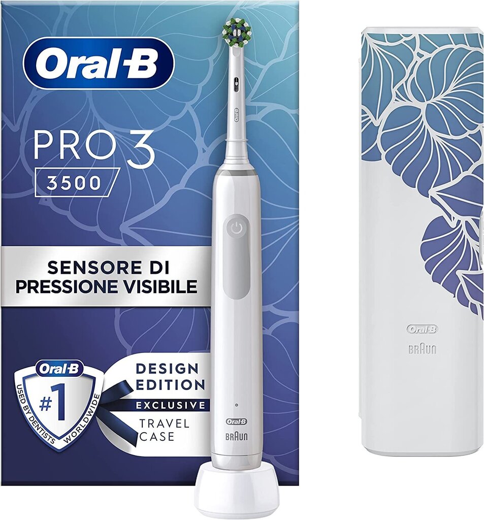 Sähköhammasharja Oral-B Pro 3500 Design Edition hinta ja tiedot | Sähköhammasharjat | hobbyhall.fi