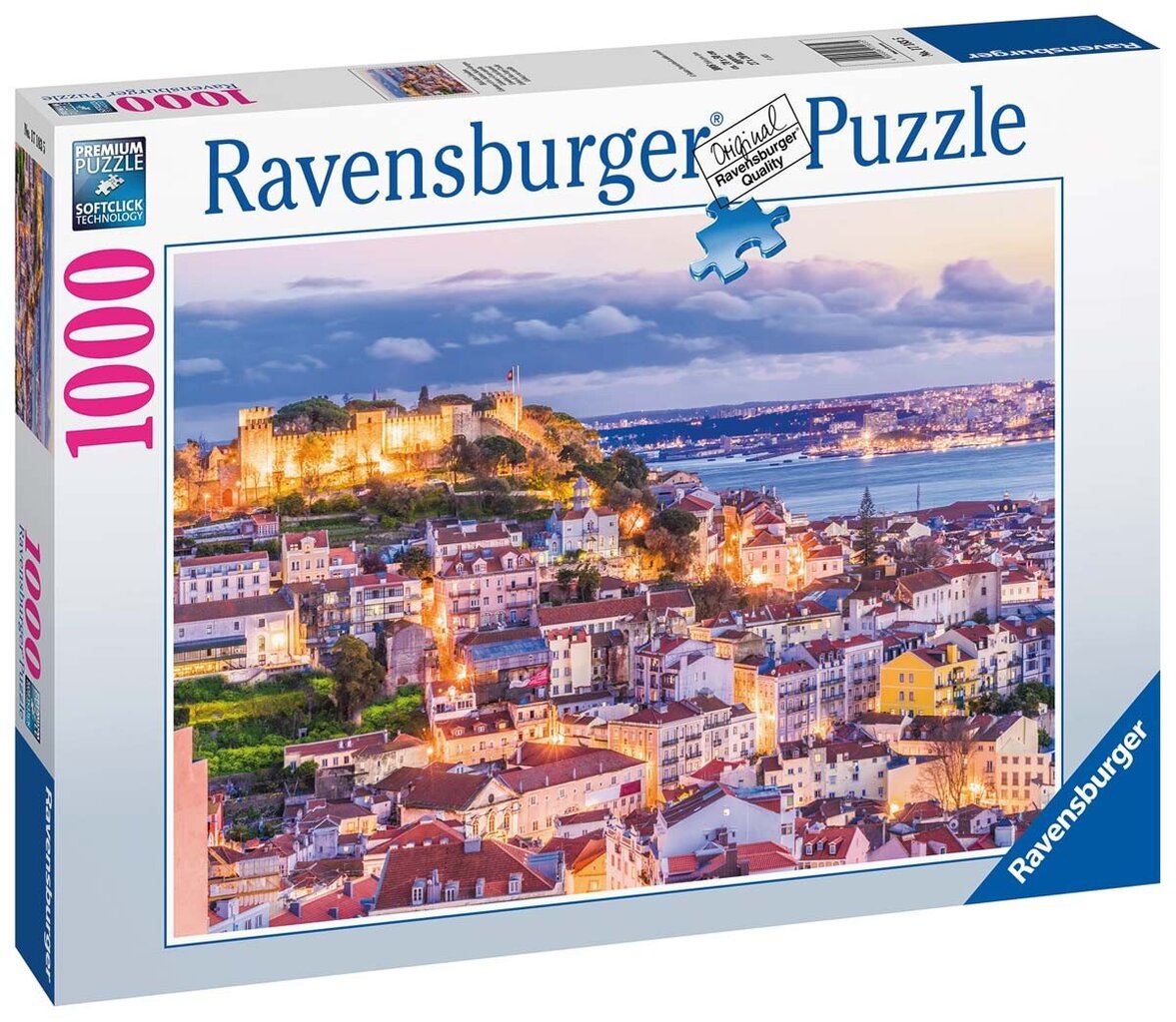 Puzzle 2D 1000 kpl Vista Lissabonissa hinta ja tiedot | Palapelit | hobbyhall.fi