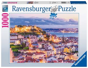 Puzzle 2D 1000 kpl Vista Lissabonissa hinta ja tiedot | Ravensburger Lapset | hobbyhall.fi