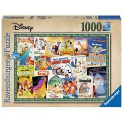 Palapeli 1000 kappaletta Vanhat julisteet Disney-elokuvista hinta ja tiedot | Palapelit | hobbyhall.fi