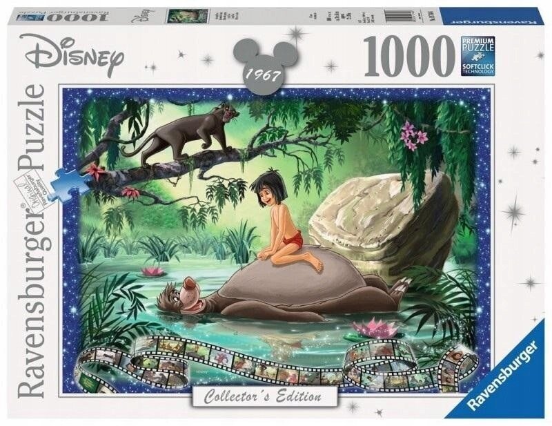 Palapeli 1000 Pieces Walt Disney Viidakkokirja hinta ja tiedot | Palapelit | hobbyhall.fi
