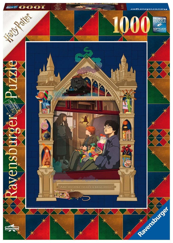 Palapeli 1000 kappaletta Harry Potter Juna Tylypahkan hinta ja tiedot | Palapelit | hobbyhall.fi