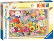 2D palapeli 1000 kpl kukkivat kukat hinta ja tiedot | Palapelit | hobbyhall.fi