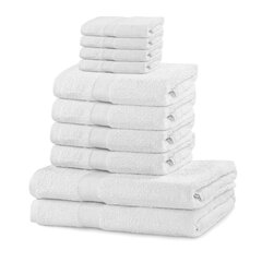Decoking Marina -pyyheliina setti, valkoinen, 10 kpl hinta ja tiedot | Pyyhkeet | hobbyhall.fi