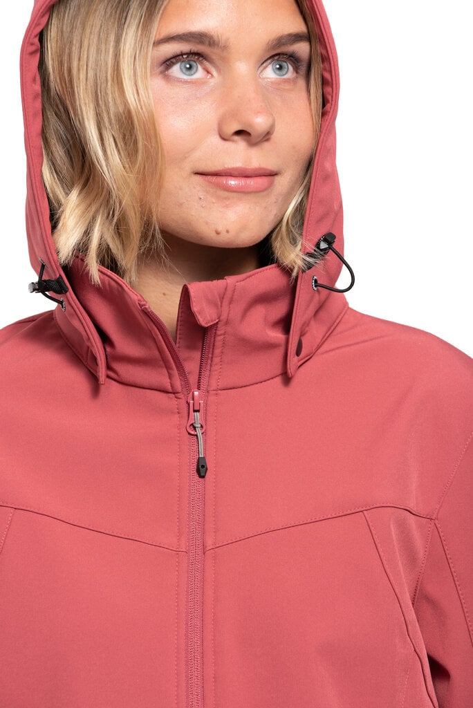 Icepeak BRENHAM -softshell-takki, naisten, tummanroosa hinta ja tiedot | Naisten ulkoilutakit | hobbyhall.fi