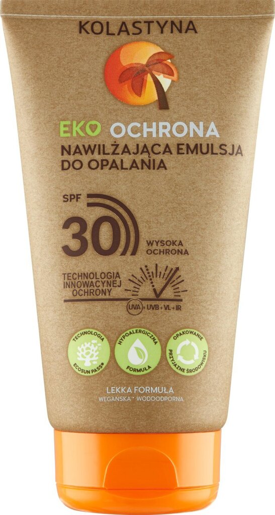 Kolastyna Eco aurinkosuojavoide SPF30, 150 ml hinta ja tiedot | Aurinkovoiteet | hobbyhall.fi