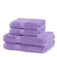 Decoking Marina -pyyheliina setti, violetti, 4 kpl hinta ja tiedot | Pyyhkeet | hobbyhall.fi