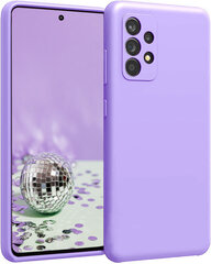 Silikonikotelo Samsung Galaxy A53/A53 5G SoundBerry (real liquide silicone Easy Clean), violetti hinta ja tiedot | Puhelimen kuoret ja kotelot | hobbyhall.fi
