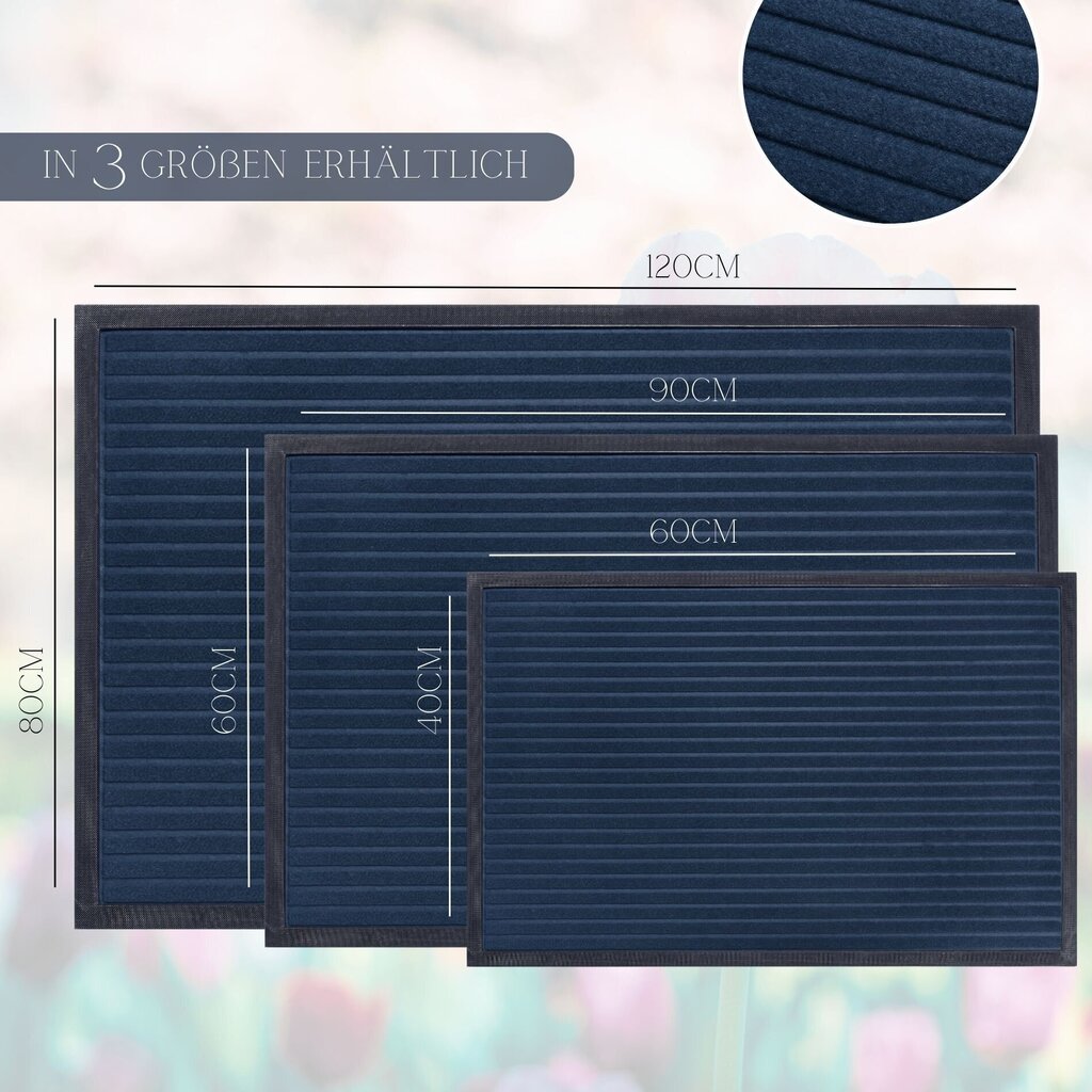 Hanse Home Mix Mats kynnysmatto 80x120 cm hinta ja tiedot | Ovimatot | hobbyhall.fi