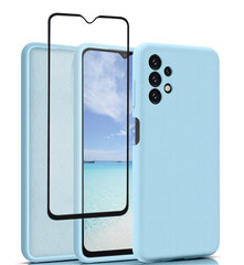Suojasarja - silikonikuori Samsung Galaxy A13/A13 4G (real liquide Easy clean) + näytönsuoja 5D hinta ja tiedot | Puhelimen kuoret ja kotelot | hobbyhall.fi