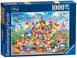 Puzzle 1000 osaa Disney Character Carnival hinta ja tiedot | Ravensburger Lapset | hobbyhall.fi