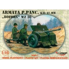 Muovi malli Anti panssari ase 37mm Bofors WZ.36 hinta ja tiedot | Mirage Urheilu ja vapaa-aika | hobbyhall.fi