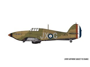 Malli pakki kokoonpano Hawker Hurricane Mk.I hinta ja tiedot | Airfix Lapset | hobbyhall.fi