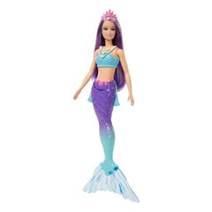 Barbie Dreamtopia merenneito violetti/sininen häntä hinta ja tiedot | Tyttöjen lelut | hobbyhall.fi
