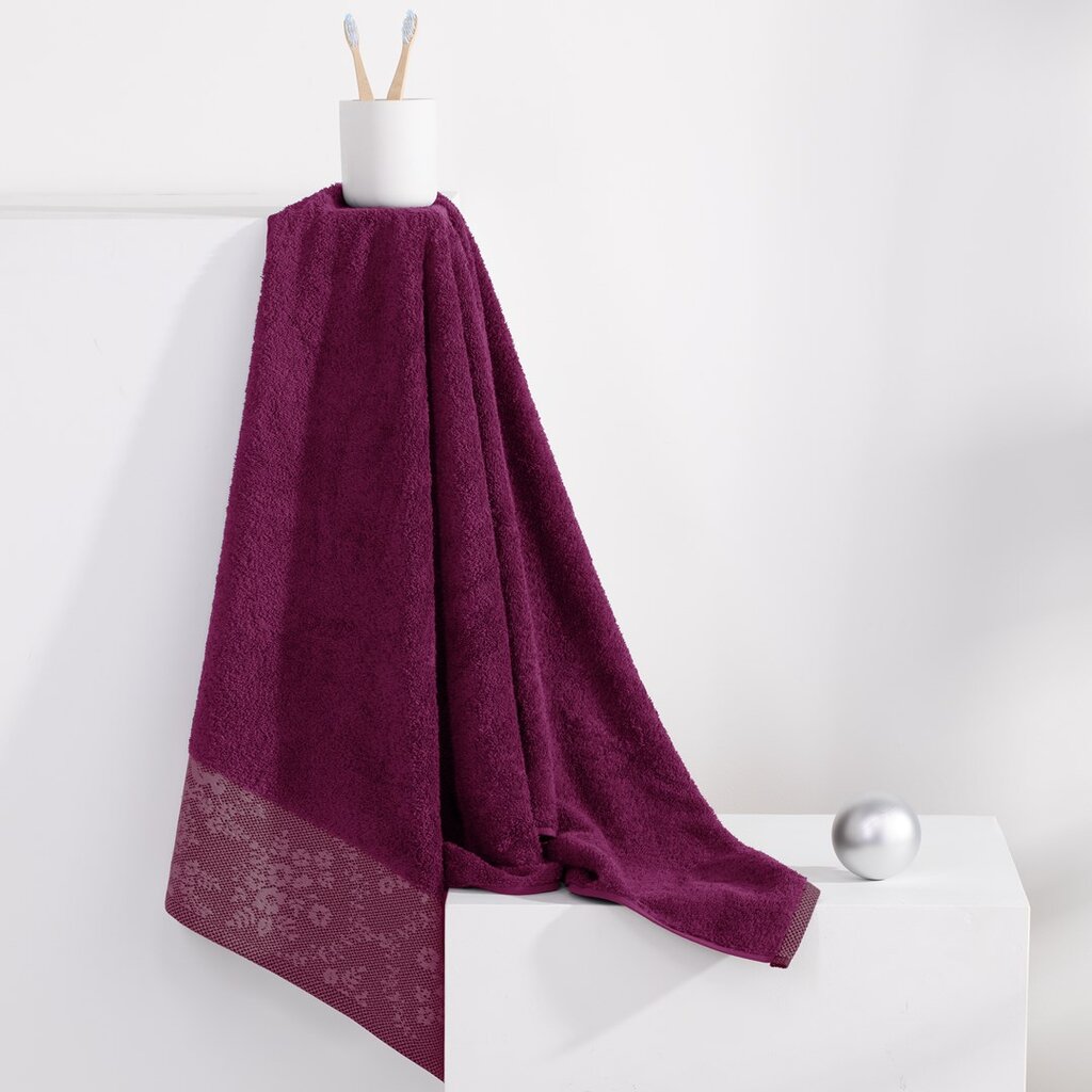 AmeliaHome Crea -pyyhe, violetti 50x90 hinta ja tiedot | Pyyhkeet | hobbyhall.fi