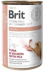 Brit GF Veterinary Diets aikuisille koirille tonnikalalla, lohella ja herneillä Munuaiset, 0,4 kg hinta ja tiedot | Brit Vet Lemmikit | hobbyhall.fi