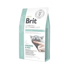 Brit GF Veterinary Diets aikuisille kissoille, kanaa ja herneitä Struvite, 2 kg hinta ja tiedot | Brit Vet Lemmikit | hobbyhall.fi