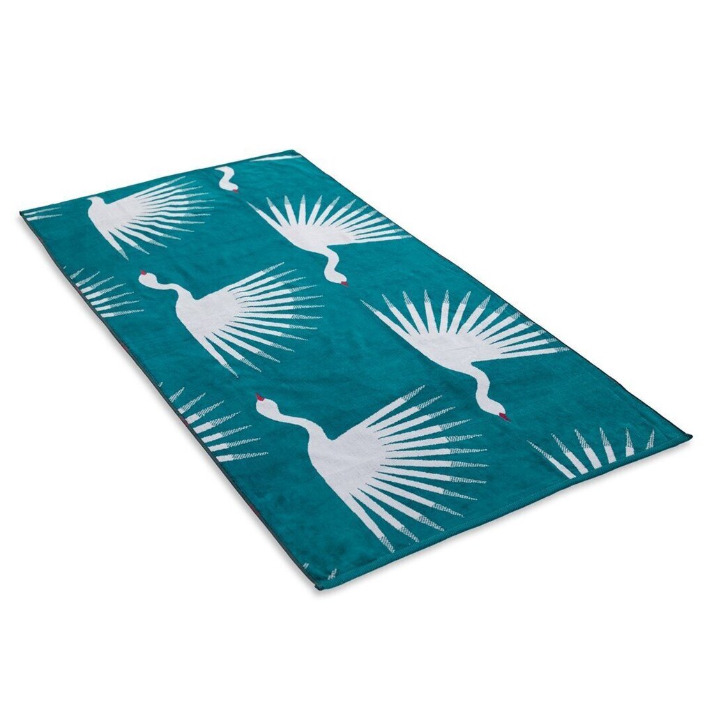 DecoKing Birds -rantapyyhe, 90 x 180 cm hinta ja tiedot | Pyyhkeet | hobbyhall.fi