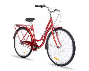 Insera Classic -polkupyörä, 50 cm, 3-vaihteinen, punainen hinta ja tiedot | Polkupyörät | hobbyhall.fi