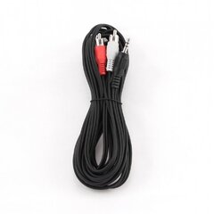 AMBERIN 3.5 mm - 2x RCA, 5.0 m hinta ja tiedot | Kaapelit ja adapterit | hobbyhall.fi